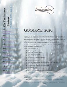 The Declarations Quarterly - Winter 2021, Issue 21